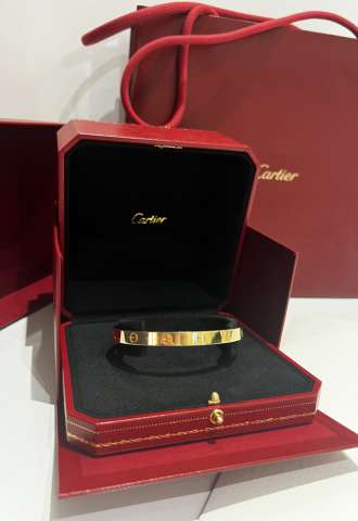https://vipluxury.sk/LOVE bracelet, yellow gold 750/1000. Width: 6.2 mm - veľkosť : 20 cm