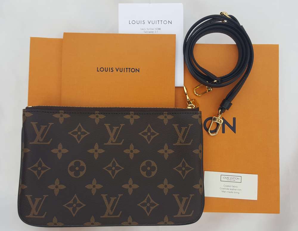 Louis Vuitton Double Zip Pochette Python 357
