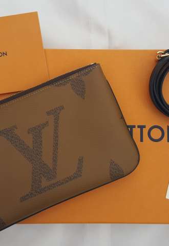 Shop Louis Vuitton MONOGRAM Double Zip Pochette (M69203) by