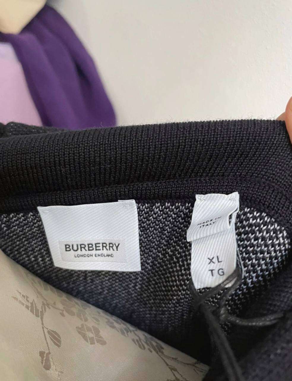 Burberry Logo cotton jersey hoodie