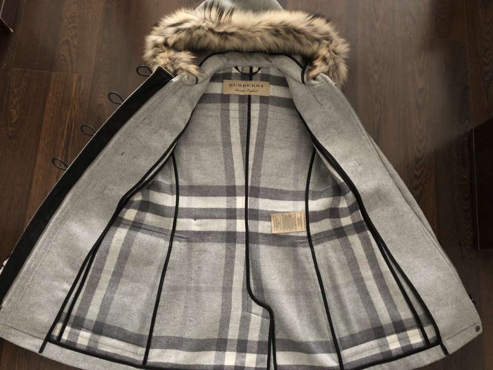 Burberry zimný vlnený kabát