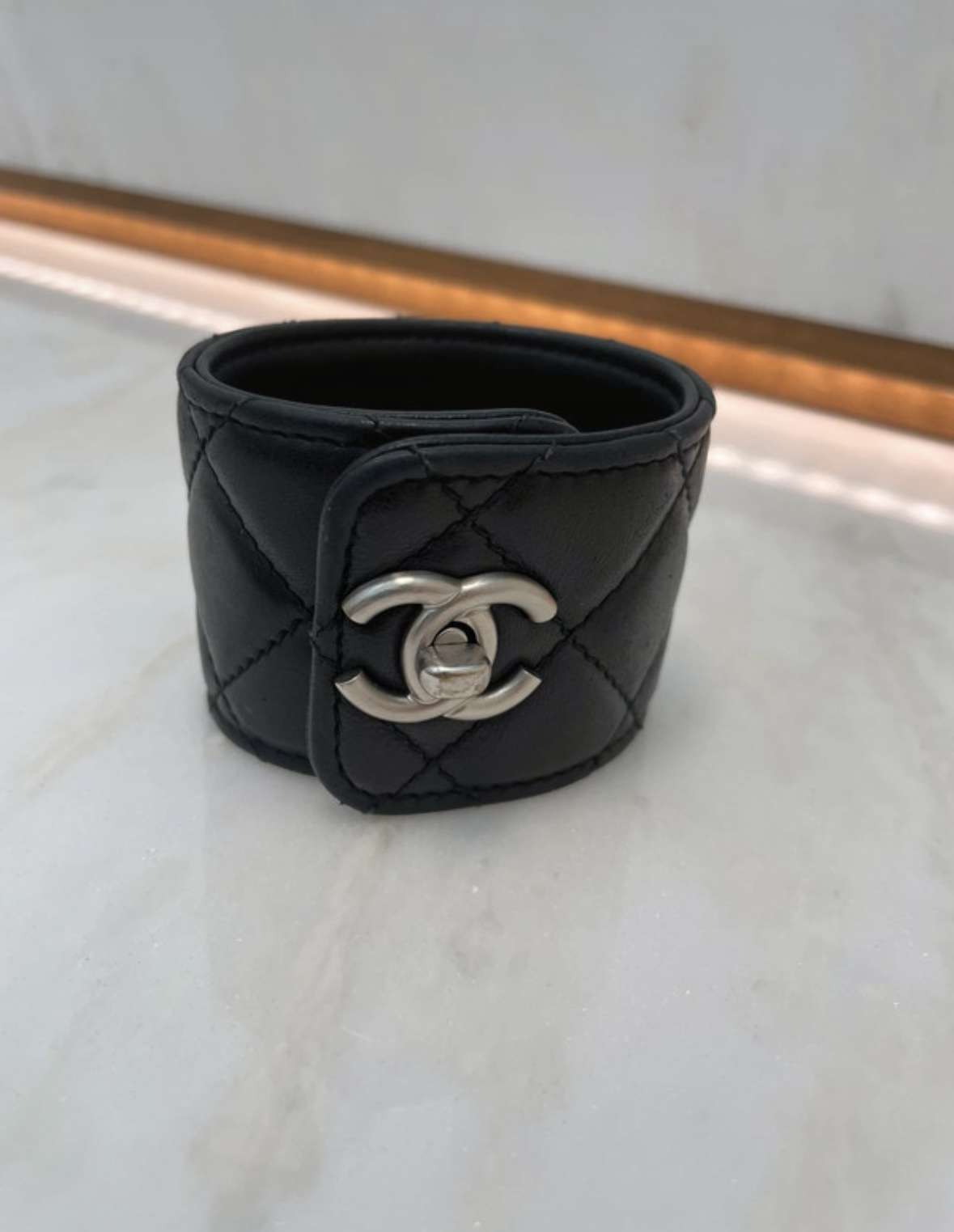 Chanel leather bracelet