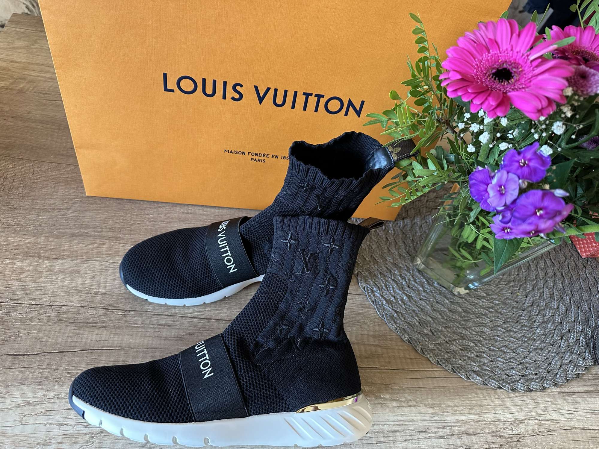 Louis Vuitton ponožkové pohodlné boty