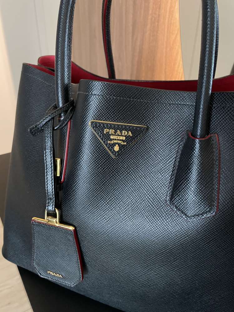 Prada Saffiano Leather Double Bag