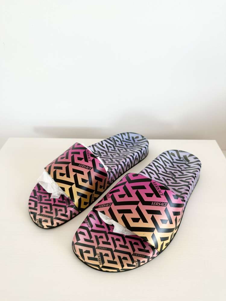 Versace slapky multicolor ruzove