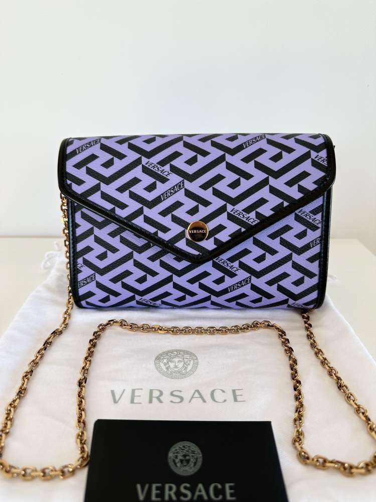 Versace fialova shoulder bag
