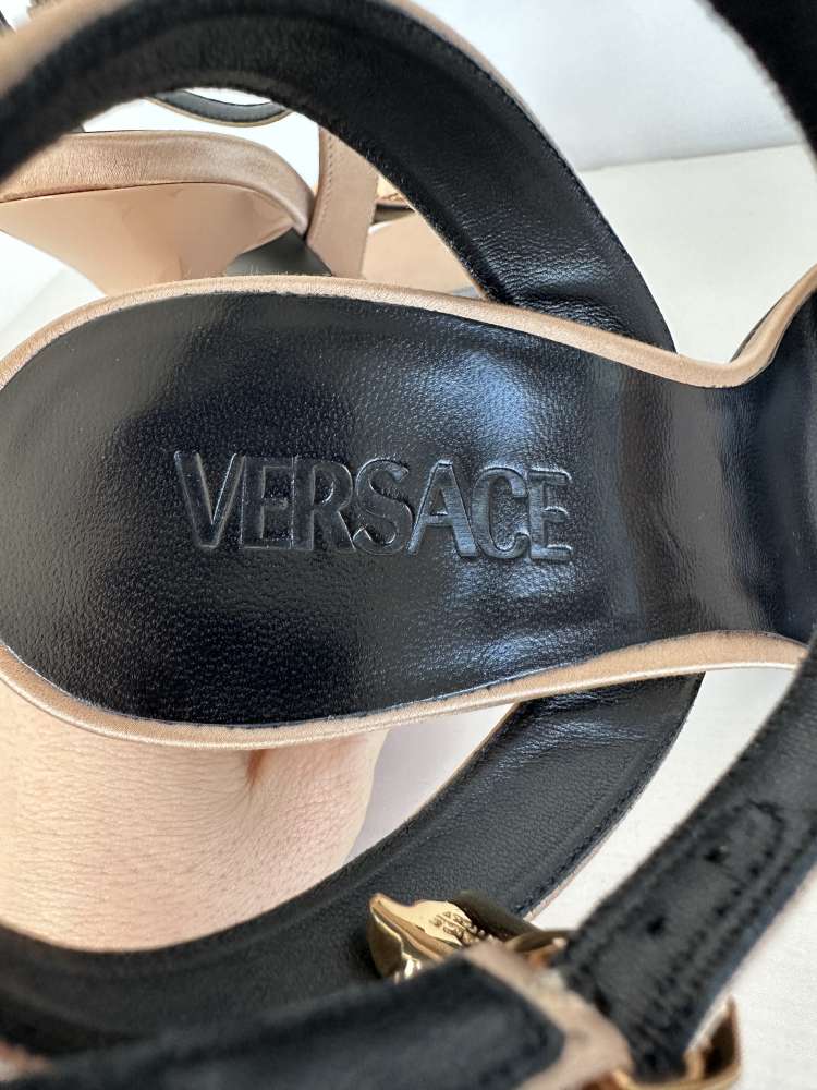 Versace hnede sandale