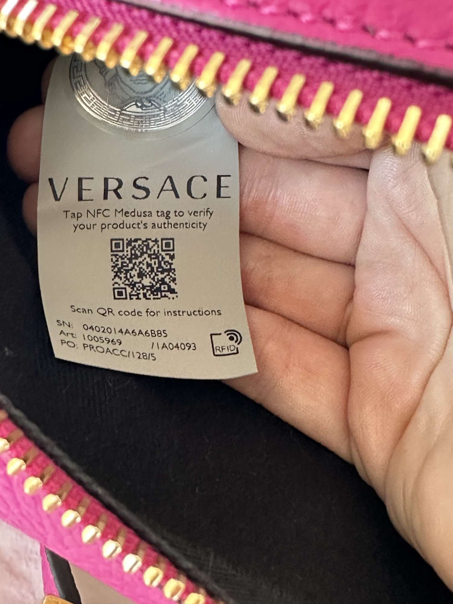 Versace virtus camera bag