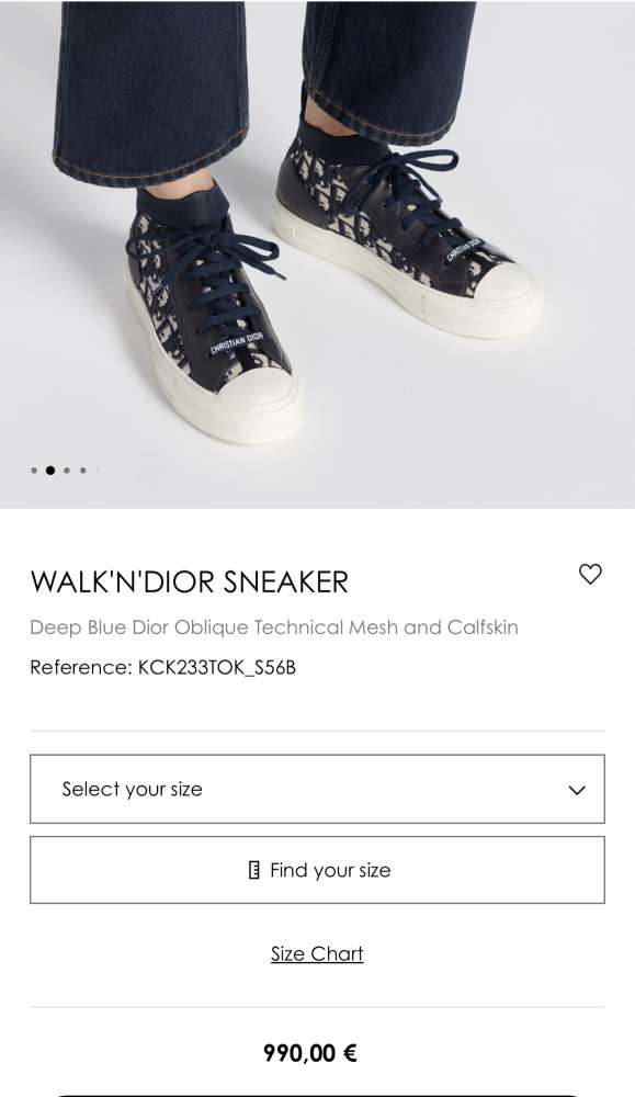 Dior walk ‘ n ´ dior tenisky