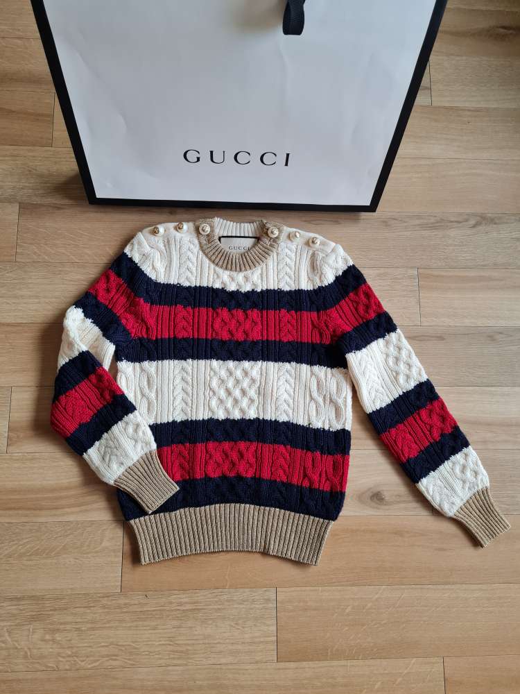 Gucci copánkový svetr XS