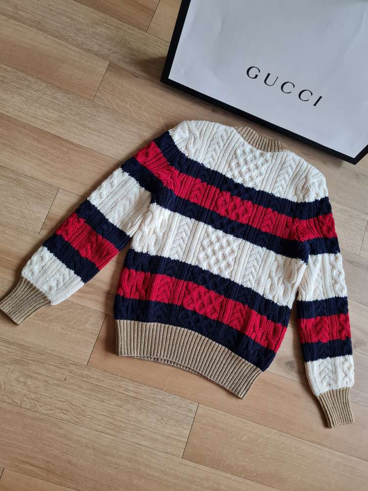 Gucci copánkový svetr XS