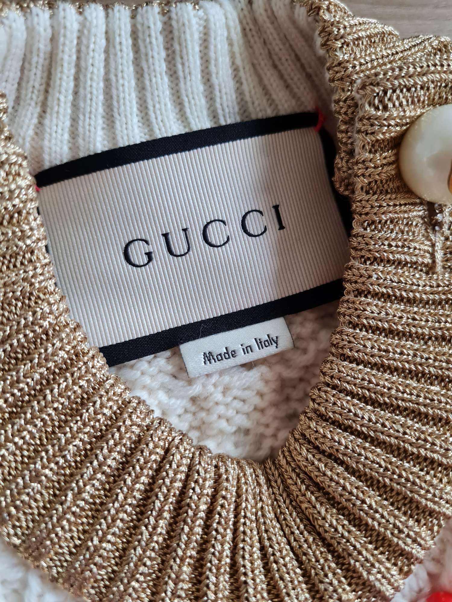 Gucci copánkový svetr XS