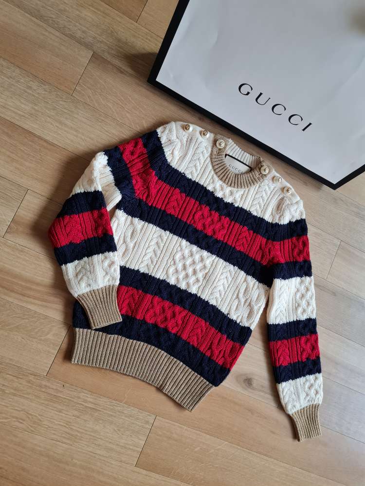 Gucci copánkový svetr XS