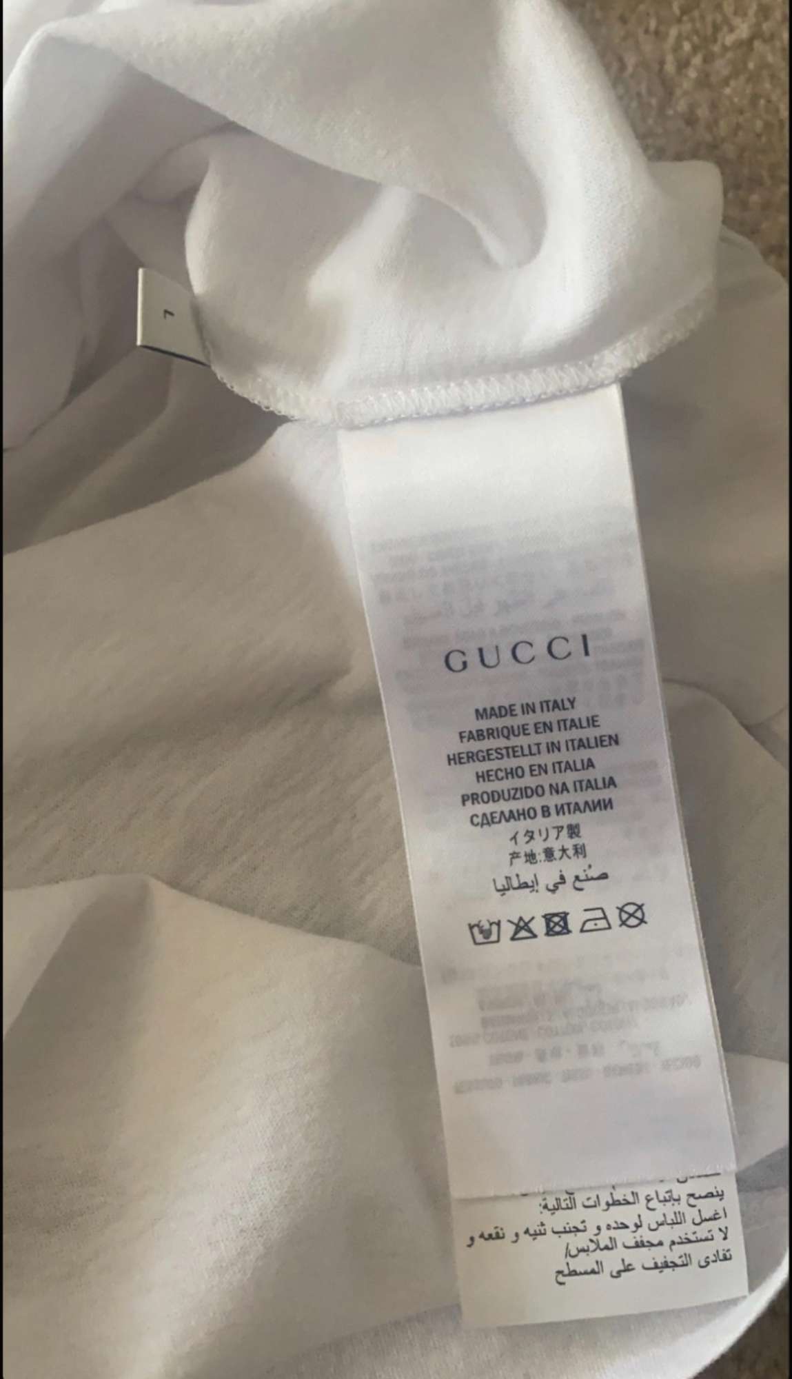 Gucci logo tričko