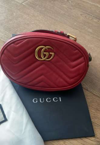 https://vipluxury.sk/Gucci Quilted Leather Marmont Waist Belt size 85 Bag 18x12x4