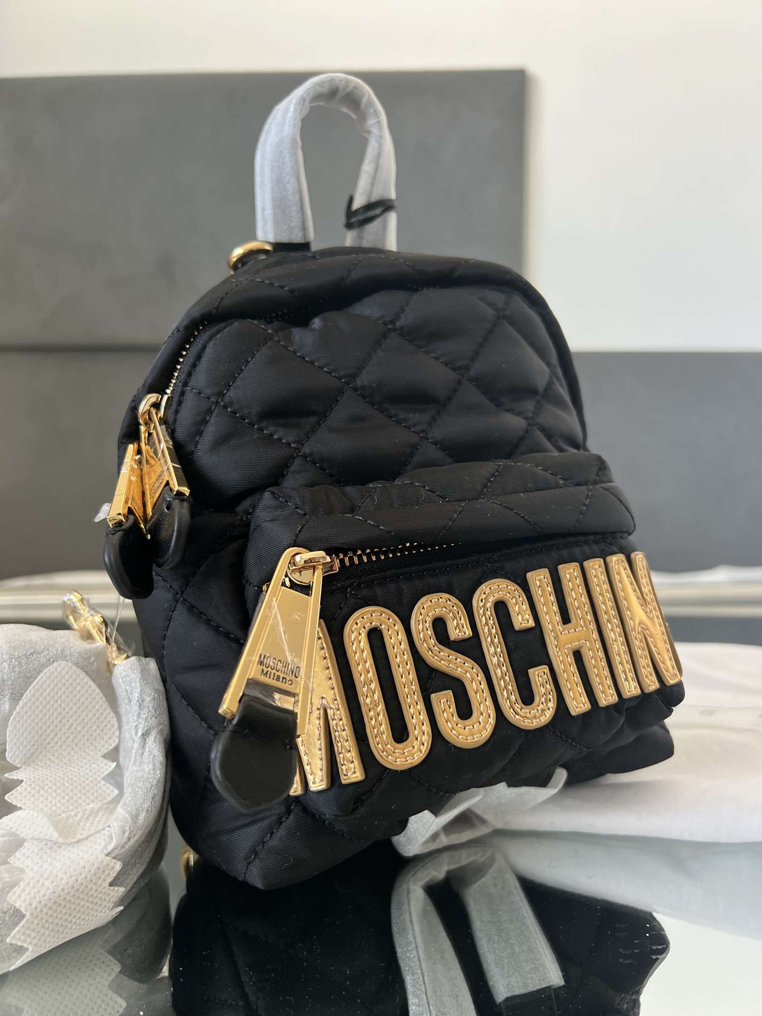 Mini hot sale backpack moschino