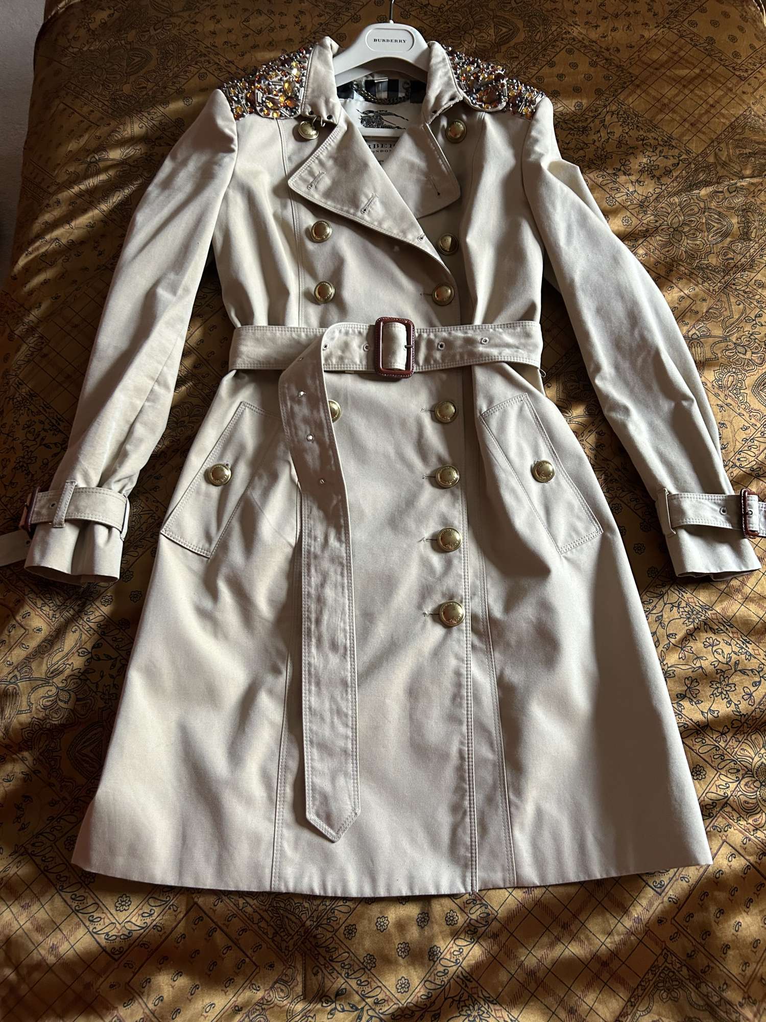 Burberry Trenchcoat with Stone Crystals