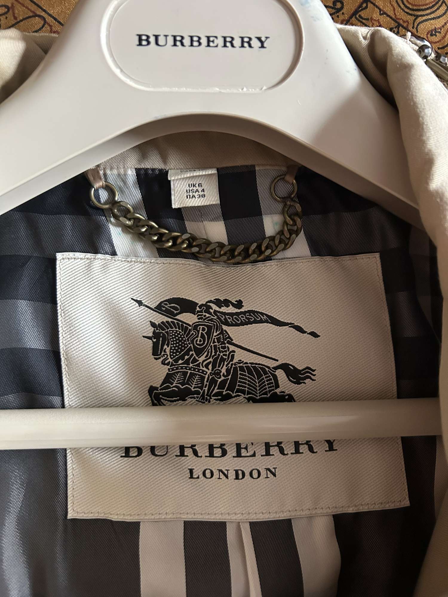 Burberry Trenchcoat with Stone Crystals