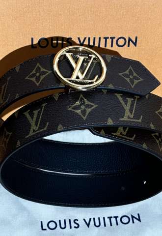 https://vipluxury.sk/Louis Vuitton belt double face circle 3,5 cm gold hackle