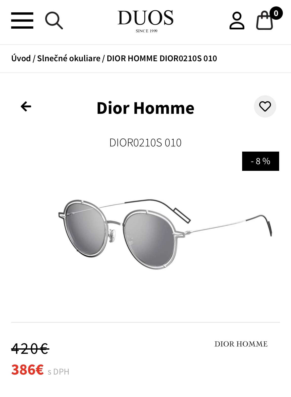 Christian Dior okuliare