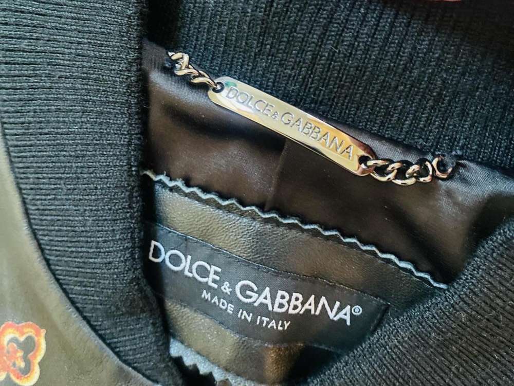 Dolce & Gabbana kožená bunda limitovana edicia