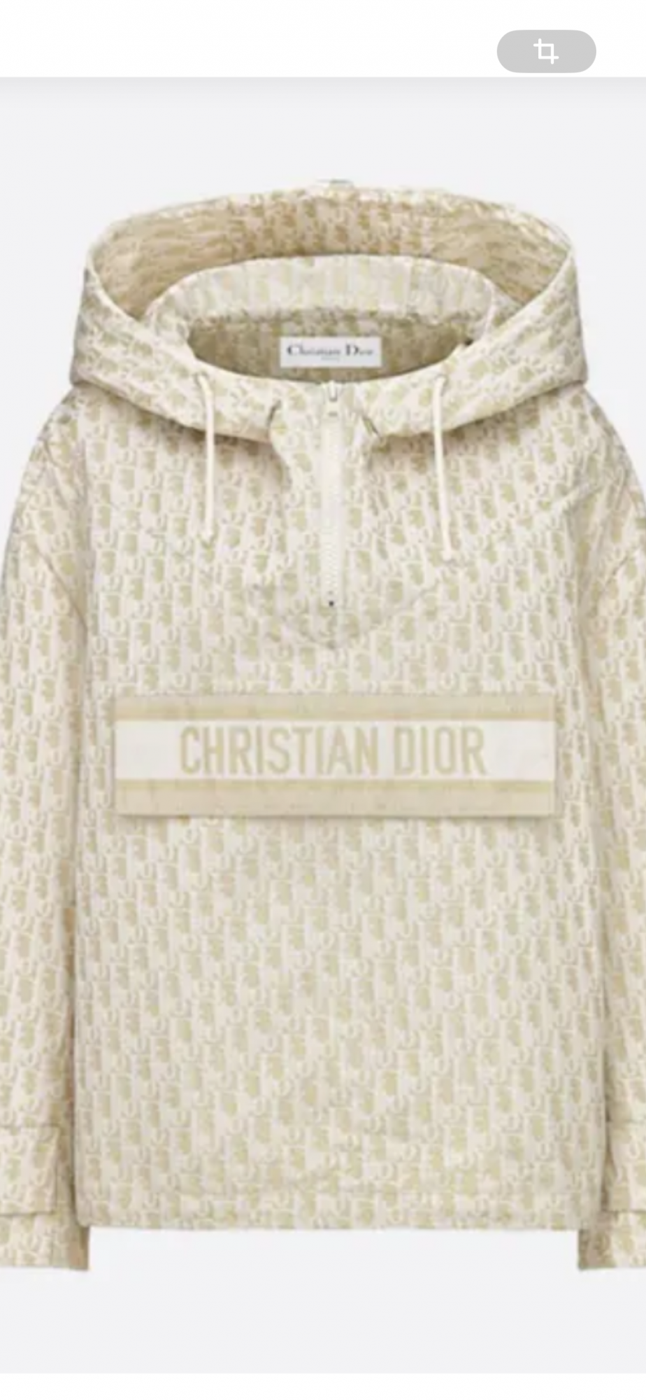 Dior Anorak gold weiss