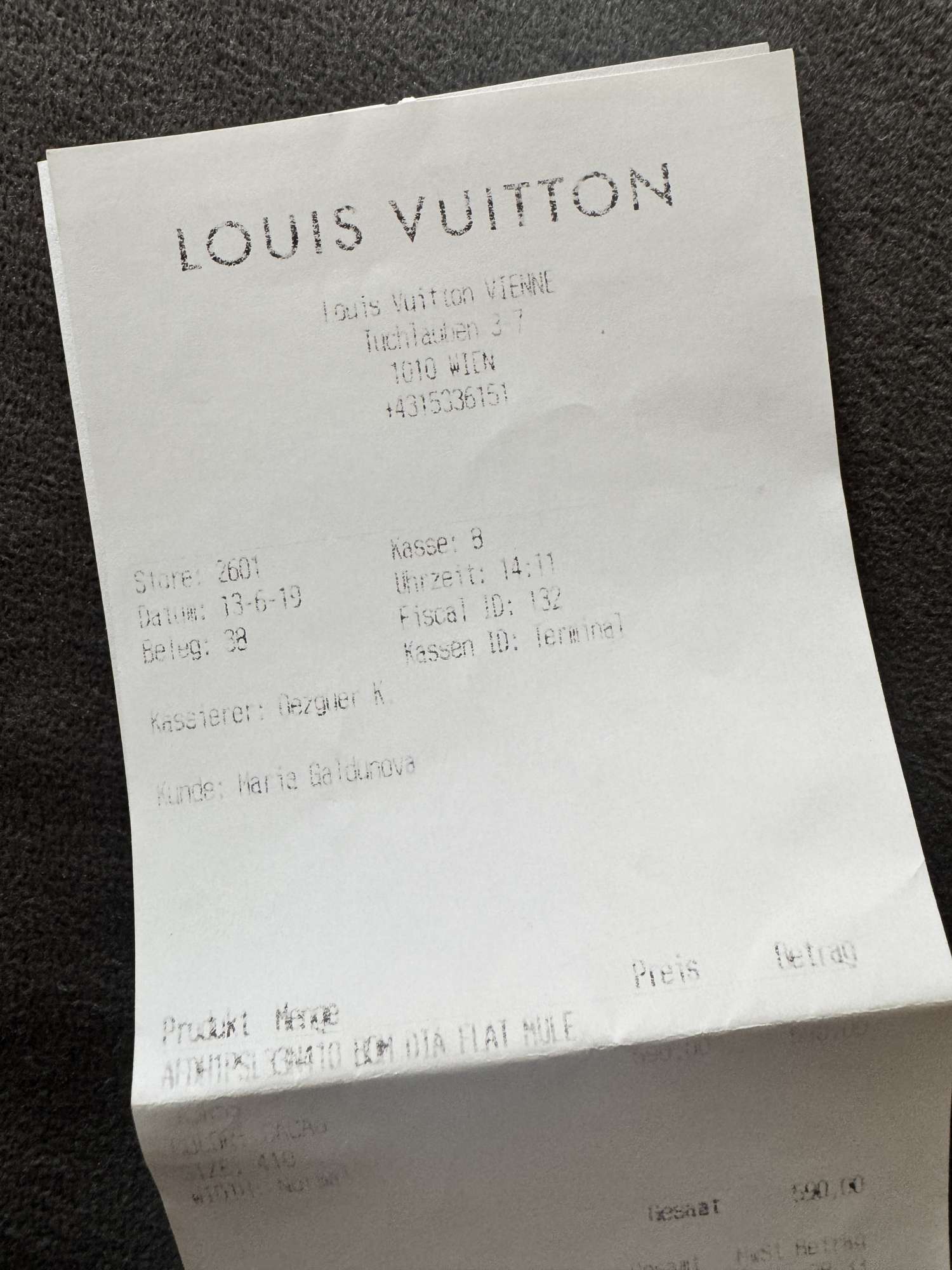Louis Vuitton Bom Dia sandále