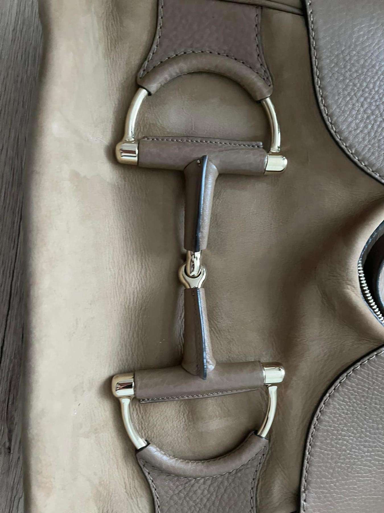Gucci Leather Horsebit Bag
