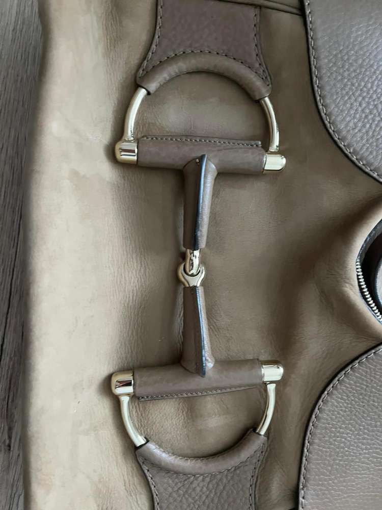 Gucci Leather Horsebit Bag