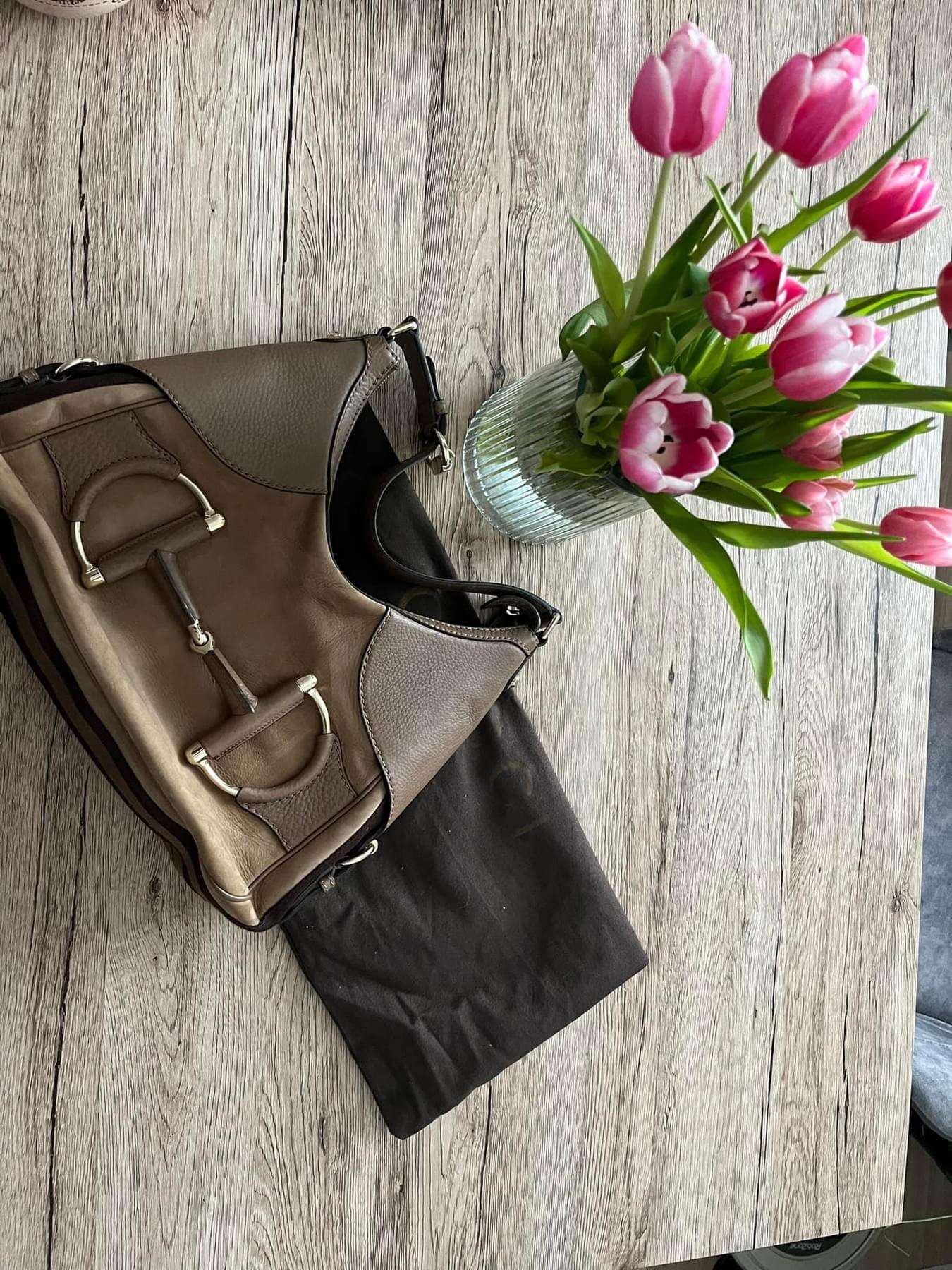 Gucci Leather Horsebit Bag
