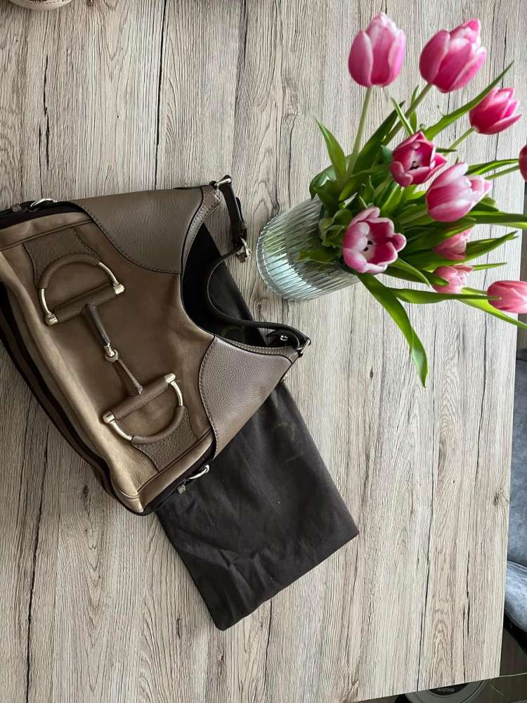 Gucci Leather Horsebit Bag