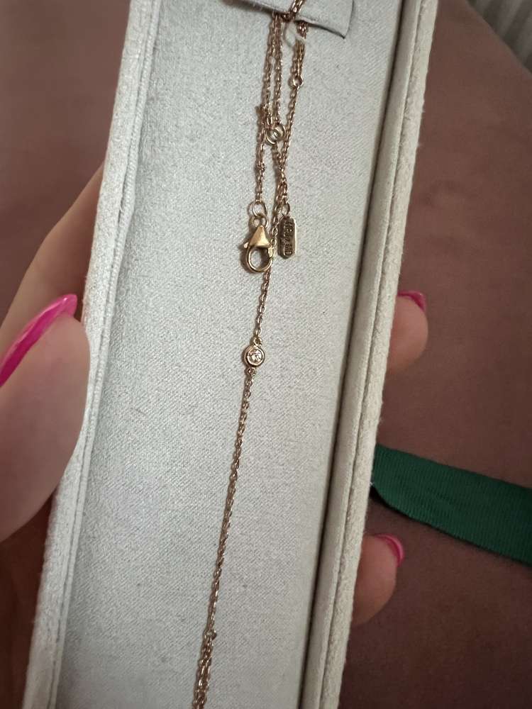 Šperk s ružového zlata a diamant Hand Chain