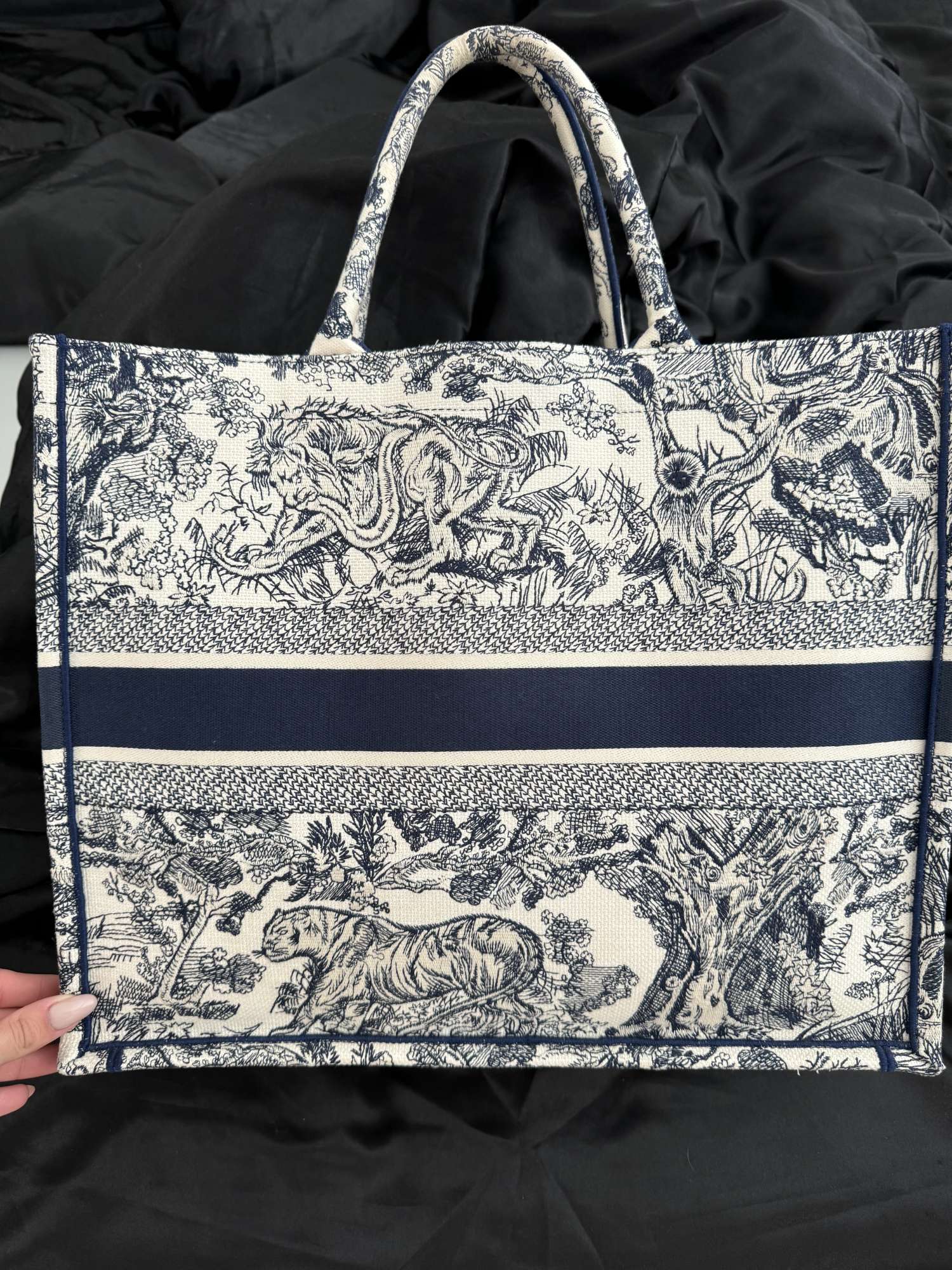 Dior book tote large bag