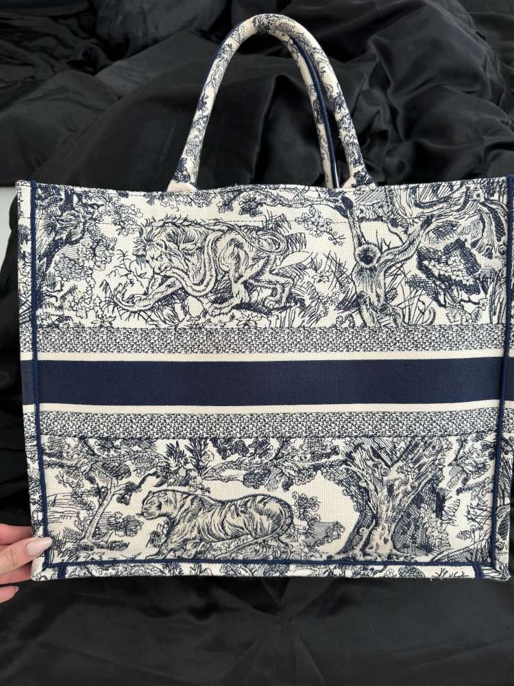 Dior book tote large bag