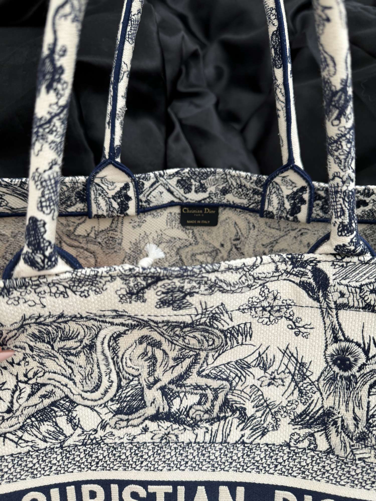 Dior book tote large bag