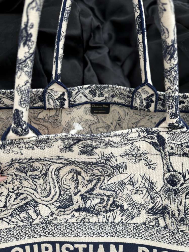 Dior book tote large bag