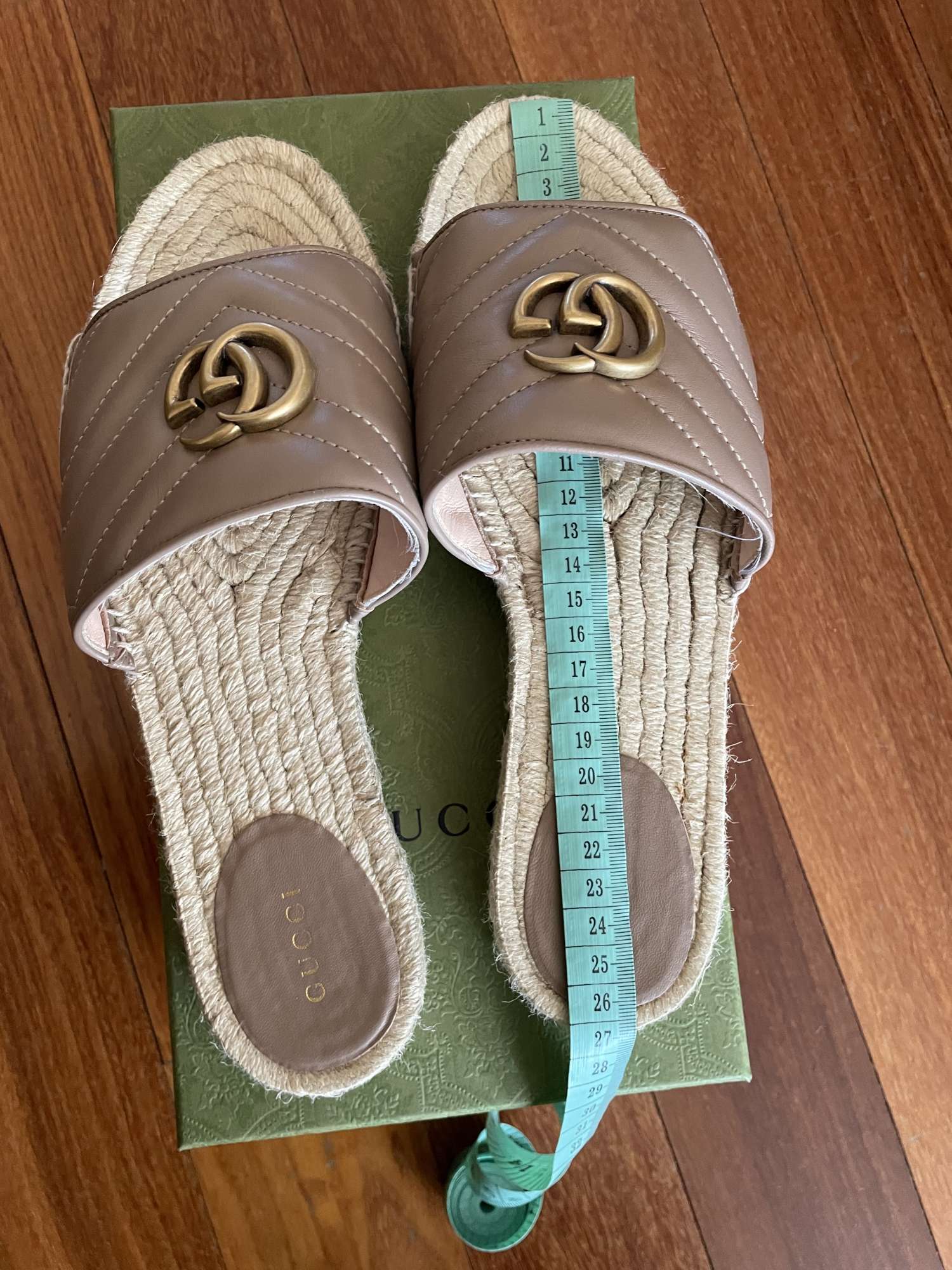 Gucci espadrille leather