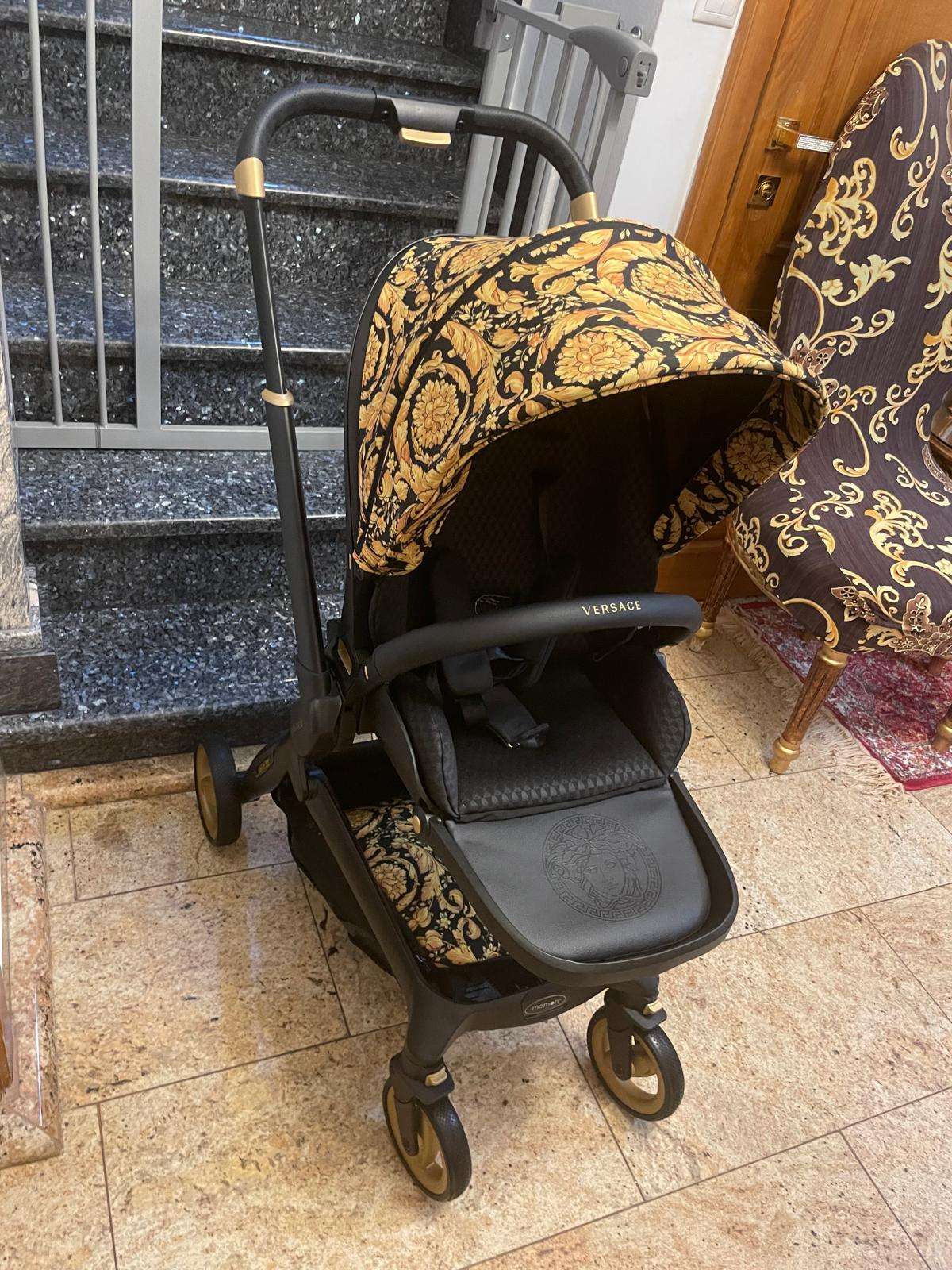 versace stroller  barocco