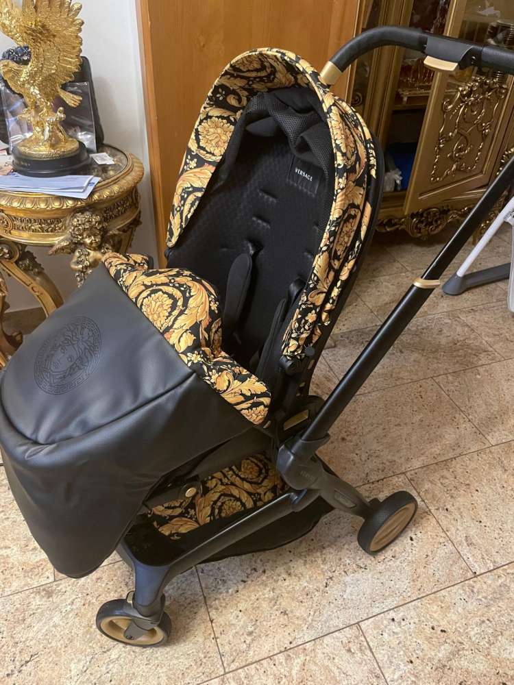 versace stroller  barocco