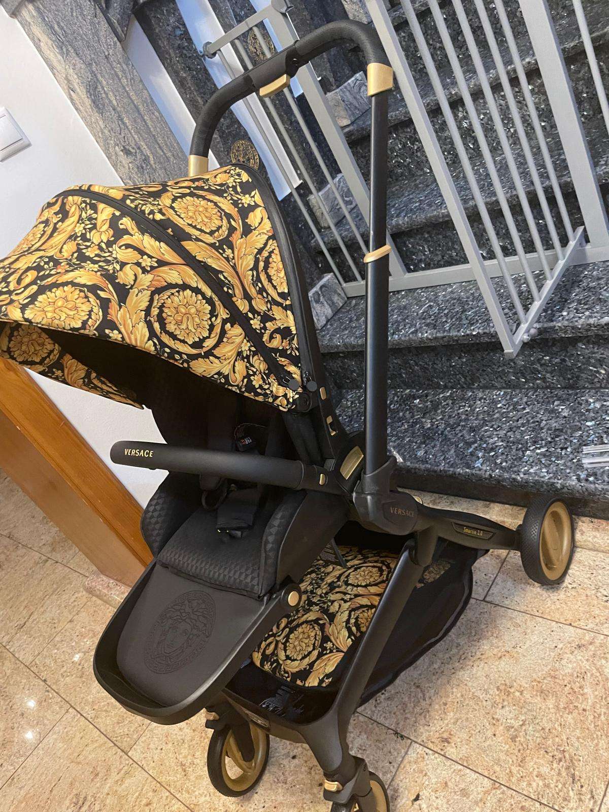 versace stroller  barocco