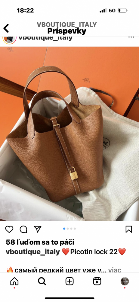 Hermes Picotin 22 kabelka