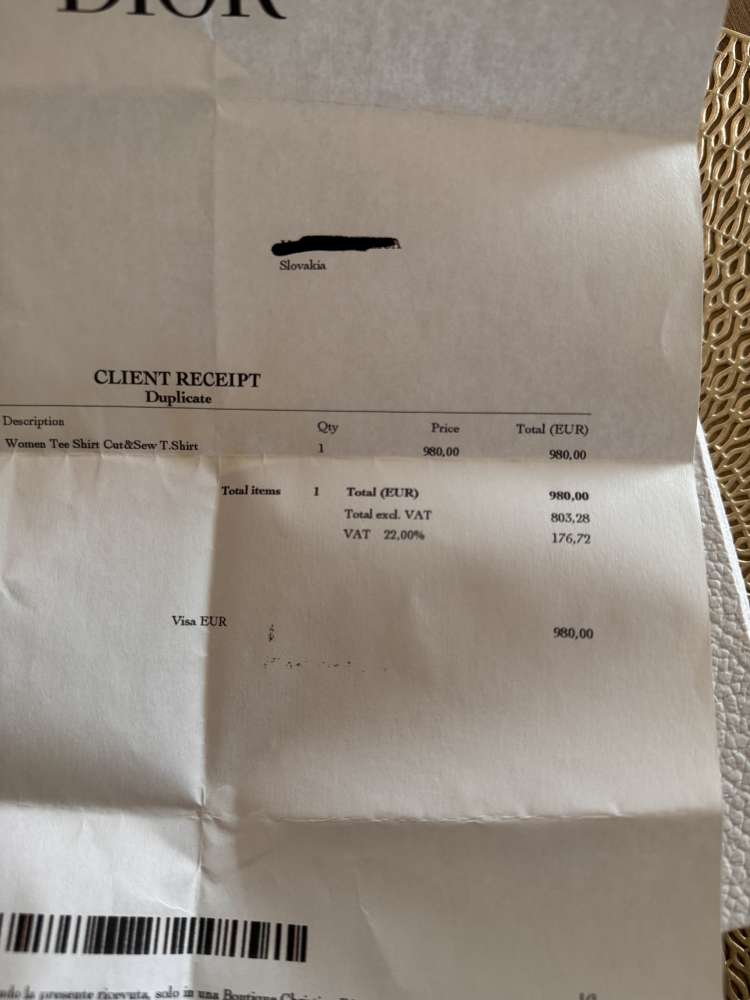 Christian Dior dioriviera tričko