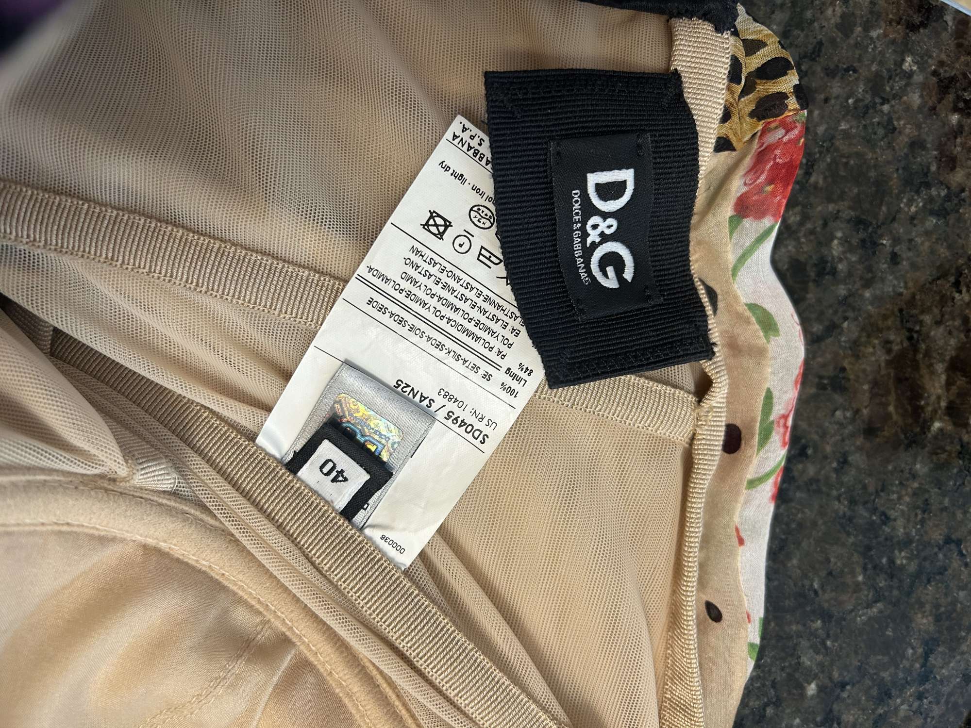 Dolce&Gabbana hodvábne šaty