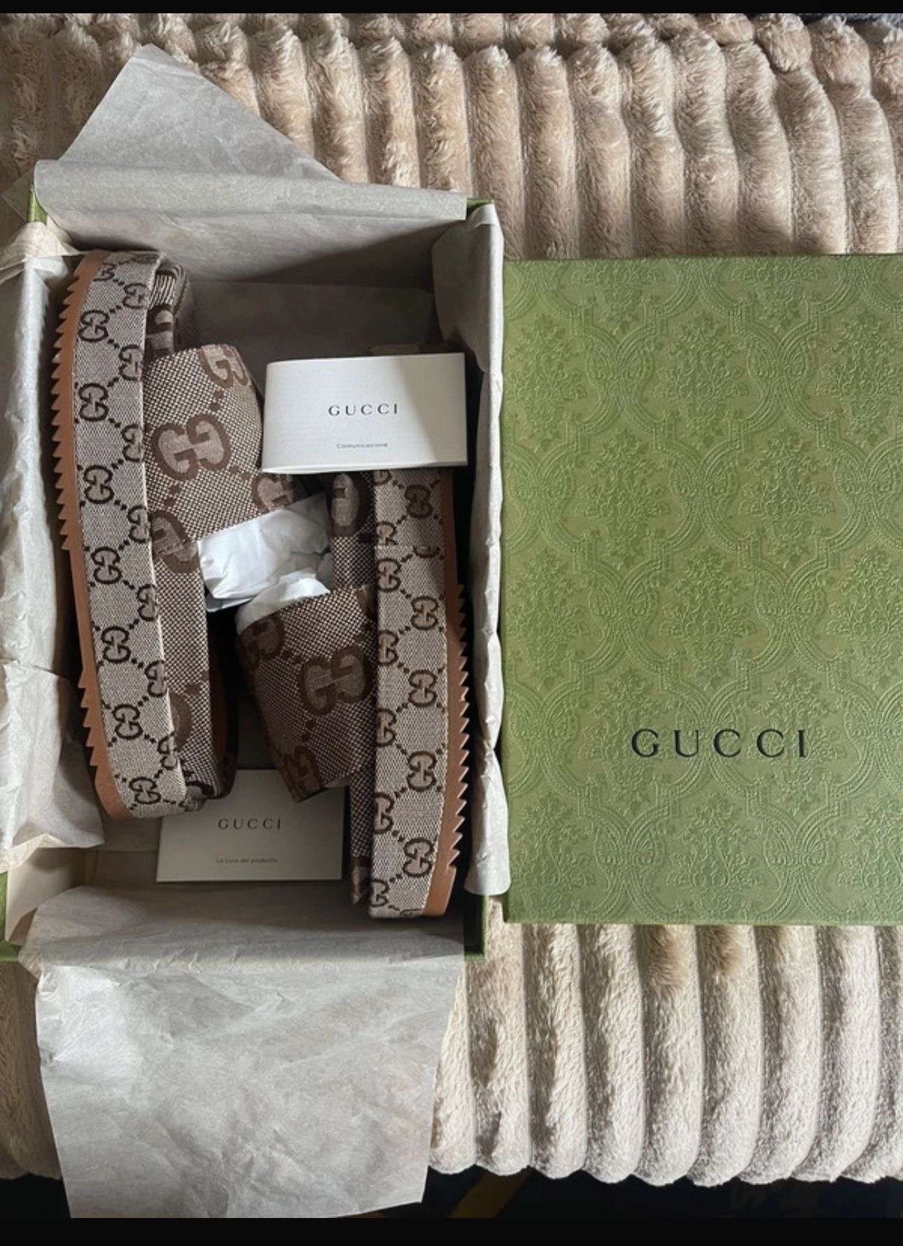 Gucci platformové šlapky