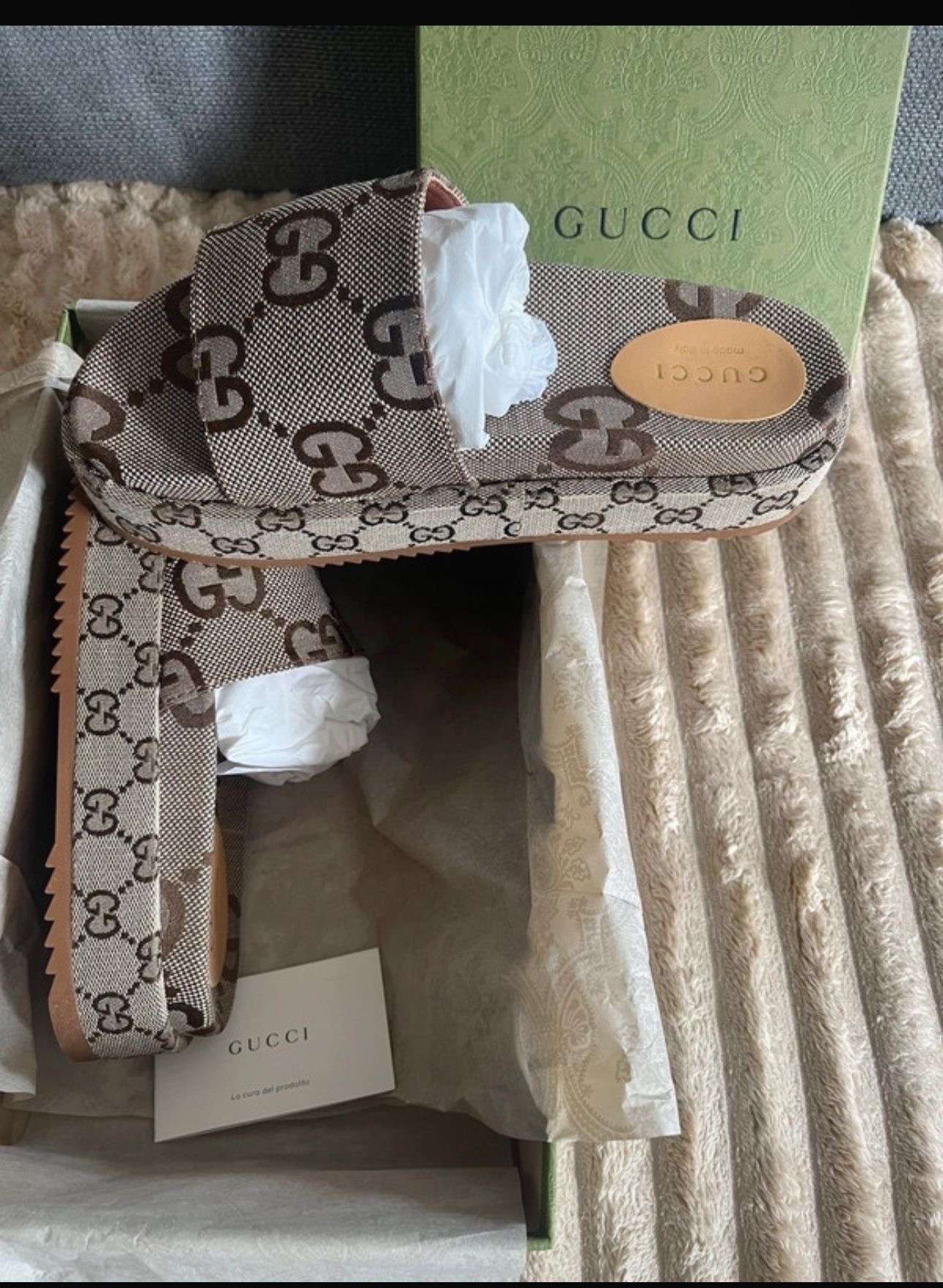 Gucci platformové šlapky