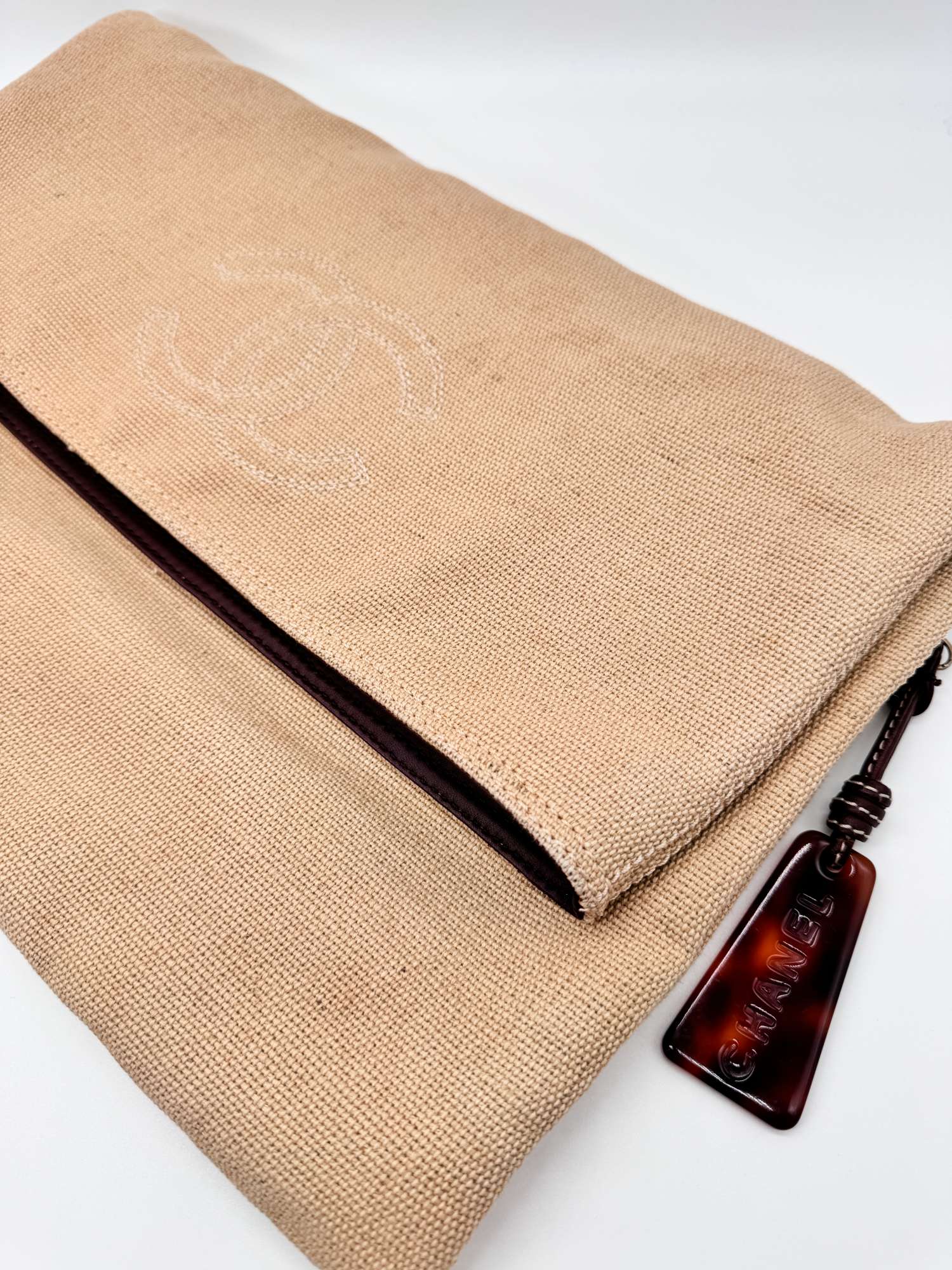 Slamená rafia kabelka Chanel