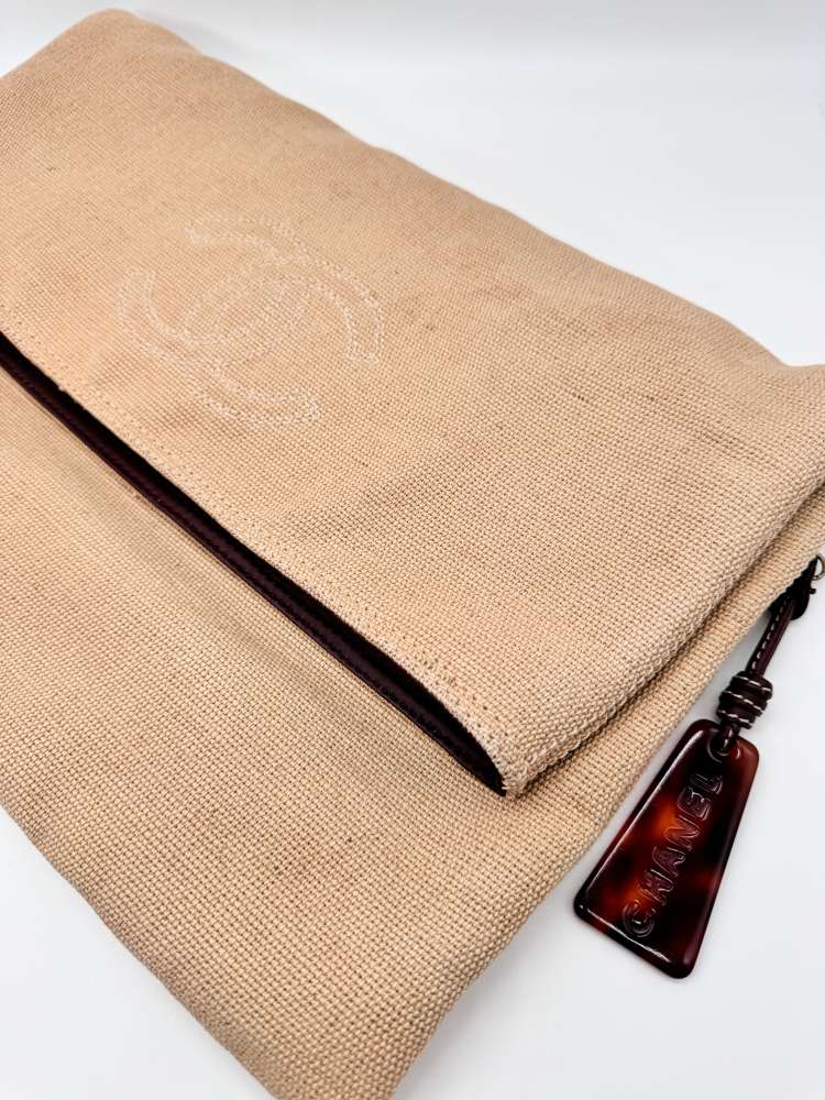 Slamená rafia kabelka Chanel