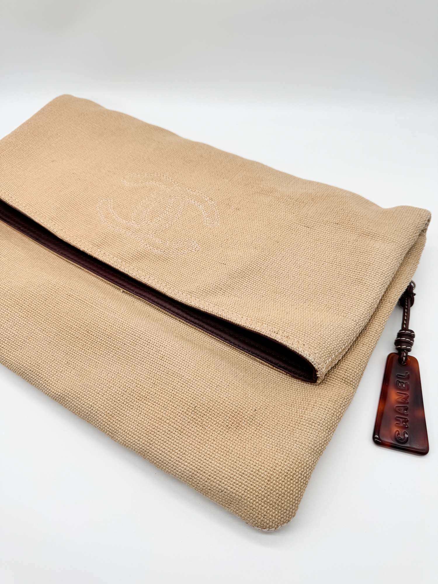 Slamená rafia kabelka Chanel