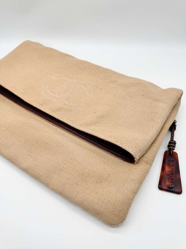 Slamená rafia kabelka Chanel