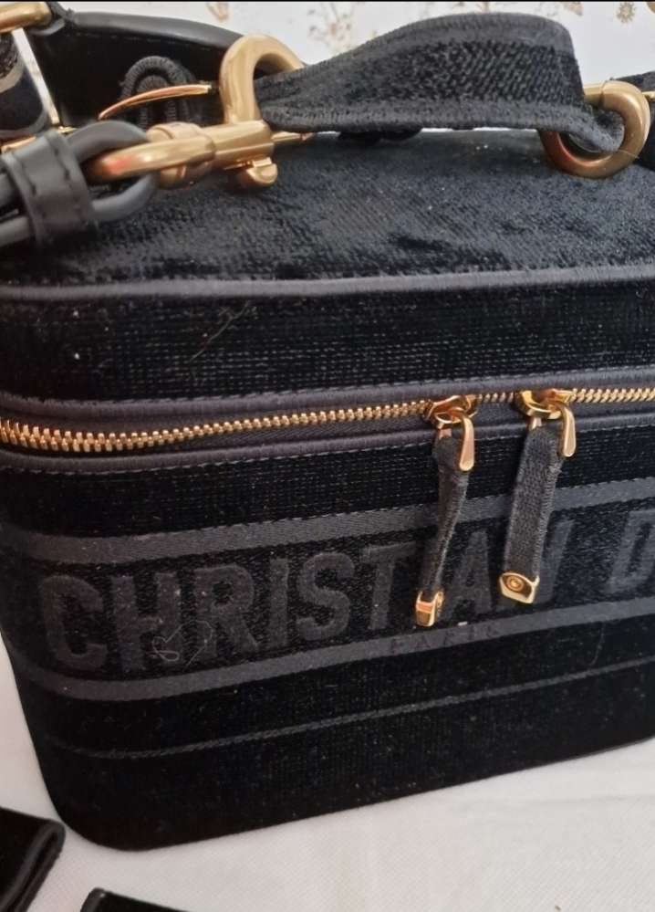 Zamatová cestovná taška Dior